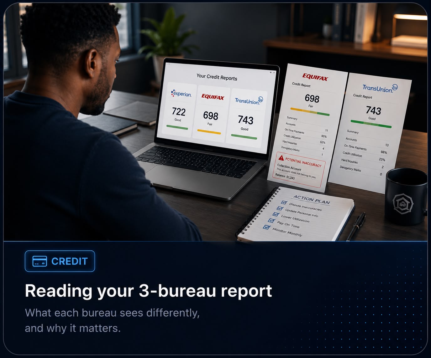 Reading your 3-bureau report